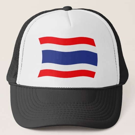 Thailand Vlag Hoed Trucker Pet (Voorkant)