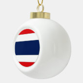 Thailand vlag keramische bal ornament (Rechts)