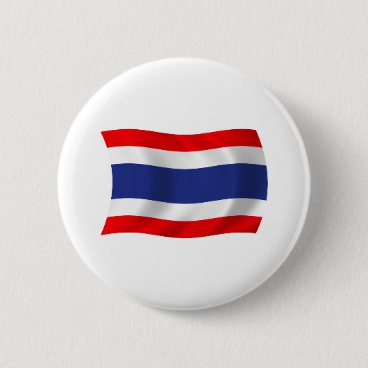 Thailand Vlag Knop Ronde Button 5,7 Cm (Voorkant)