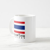 Thailand vlag koffiemok (Voorkant links)