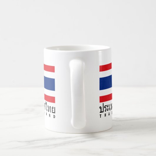 Thailand vlag koffiemok (Handvat)