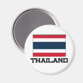 Thailand vlag magneet (Voorkant / Achterkant)