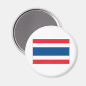 Thailand vlag magneet (Voorkant / Achterkant)