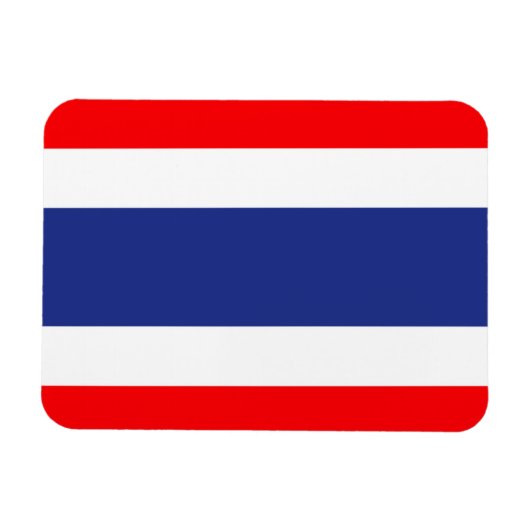 Thailand vlag magneet (Horizontaal)