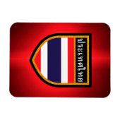 Thailand vlag magneet (Horizontaal)