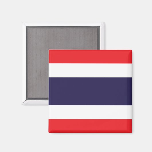 Thailand vlag magneet (Voorkant / Achterkant)