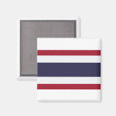 Thailand vlag magneet (Voorkant / Achterkant)