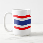 Thailand Vlag Mokkel Koffiemok (Links)