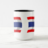 Thailand Vlag Mokkel Mok (Midden)