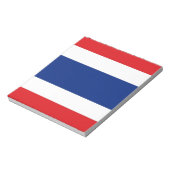 Thailand vlag notitieblok (Linkerzijde)