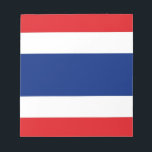 Thailand vlag notitieblok<br><div class="desc">Ik vind dit een mooi uitzicht en ik hoop dat u dat ook doet! Bedankt om langs te stoppen! Voel u vrij om dit aan te passen aan uw behoeften. Een prachtige dag!</div>