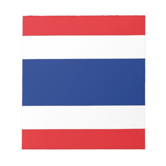 Thailand vlag notitieblok (Voorkant)