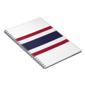 Thailand vlag notitieboek (Rechterzijde)
