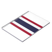 Thailand vlag notitieboek (Linkerzijde)
