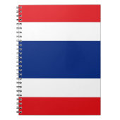 Thailand vlag notitieboek (Voorkant)