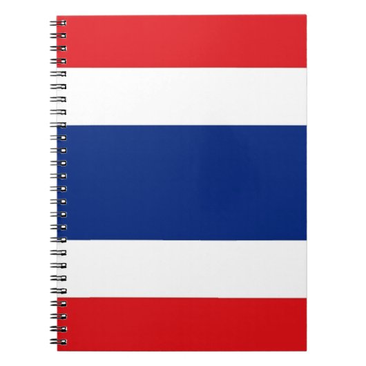 Thailand vlag notitieboek (Voorkant)