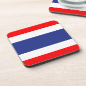 Thailand vlag onderzetter (Linkerzijde)