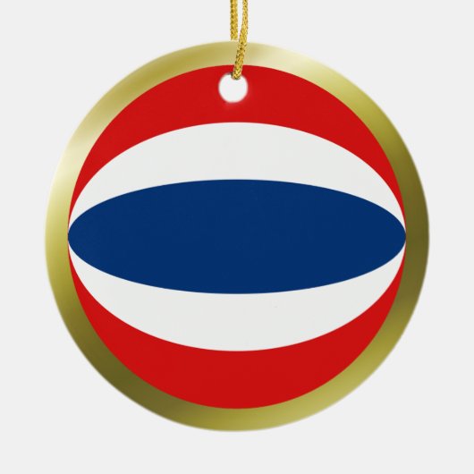 Thailand Vlag Ornament (Voorkant)