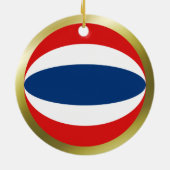 Thailand Vlag Ornament (Achterkant)