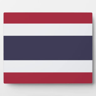 Thailand Vlag Plaquette Fotoplaat