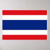 Thailand vlag poster (Voorkant)