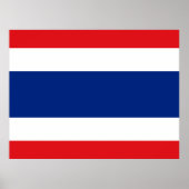 Thailand vlag poster (Voorkant)