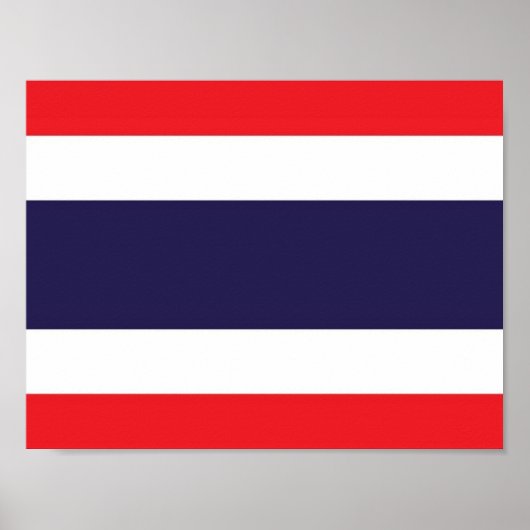 Thailand - Vlag - Poster (Voorkant)