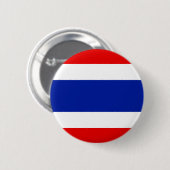 Thailand vlag ronde button 5,7 cm (Voorkant /achterkant)