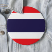 Thailand vlag ronde button 6,0 cm (In situ)
