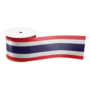 Thailand vlag satijnen lint