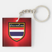 Thailand vlag sleutelhanger (Achterkant)