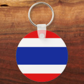 Thailand vlag sleutelhanger (Voorkant)