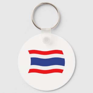 Thailand Vlag Sleutelhanger