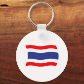 Thailand Vlag Sleutelhanger (Voorkant)