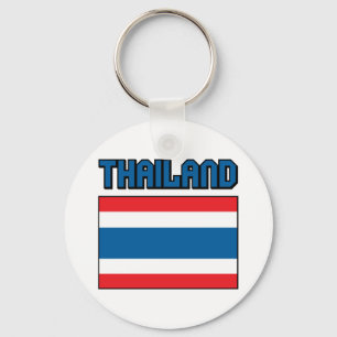Thailand vlag sleutelhanger