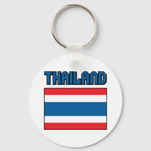 Thailand vlag sleutelhanger (Voorkant)