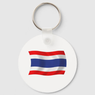 Thailand Vlag Sleutelhanger