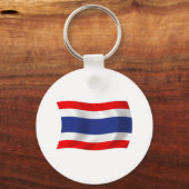 Thailand Vlag Sleutelhanger (Voorkant)