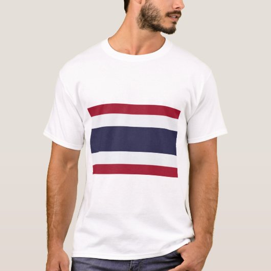 Thailand vlag t-shirt (Voorkant)