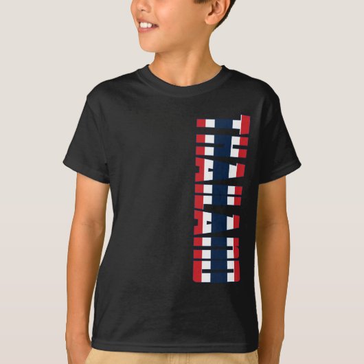 Thailand vlag t-shirt (Voorkant)