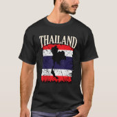 Thailand vlag t-shirt (Voorkant)