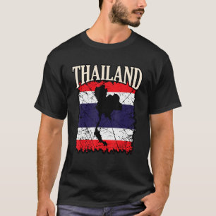 Thailand vlag t-shirt