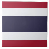 Thailand Vlag Tegel Tegeltje (Voorkant)