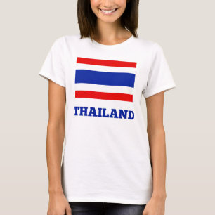 Thailand, vlag van Thailand T-shirt