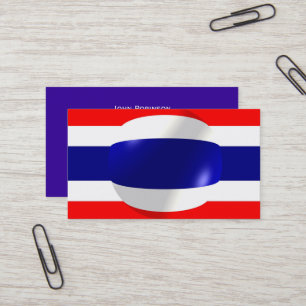 Thailand vlag visitekaartje
