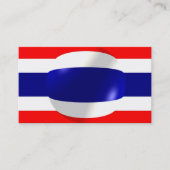 Thailand vlag visitekaartje (Voorkant)