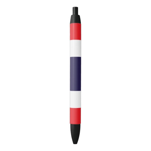 Thailand vlag zwarte inkt pen (Voorkant Verticaal)