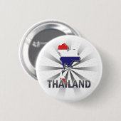 Thailand Vlaggenkaart 2.0 Ronde Button 5,7 Cm (Voorkant /achterkant)