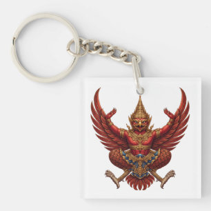 Thailand wapen wapenschild land vlag symbool Garud Sleutelhanger