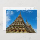 Thailand Wat Pho Briefkaart (Voorkant / Achterkant)